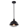 WAREHOUSE OF TIFFANY'S HM183/1MB Cynthia 11 in. 1-Light Indoor Black Finish Pendant Light with Light Kit