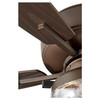QUORUM INTERNATIONAL 170525-86 Breeze Patio 2-Light LED Patio Fan, Oiled Bronze Oiled Bronze