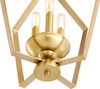 QUORUM INTERNATIONAL 894-3-80 3-Light Entry Light, Aged Brass