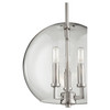 QUORUM INTERNATIONAL 873-3-65 3-Light Pendant Light, Satin Nickel