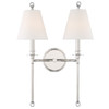 CRYSTORAMA RIV-383-PN Riverdale 2 Light Polished Nickel Wall Mount