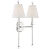 CRYSTORAMA RIV-383-PN Riverdale 2 Light Polished Nickel Wall Mount