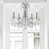 CRYSTORAMA 6825-CH-CL-S Othello 5 Light Clear Crystal Polished Chrome Chandelier