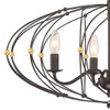 CRYSTORAMA ZUC-A9034-EB-GA Zucca 4 Light English Bronze Chandelier