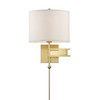CRYSTORAMA MAR-A8031-AG Marshall 1 Light Aged Brass Wall Mount