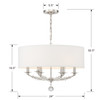 CRYSTORAMA 8016-PN Mirage 6 Light Polished Nickel Chandelier