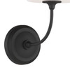 CRYSTORAMA 2441-OP-BF Libby Langdon Sylvan 1 Light Black Forged Wall Mount