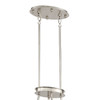 CRYSTORAMA CLO-8897-BN Clover 12 Light Brushed Nickel Chandelier