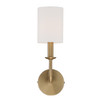 CRYSTORAMA BAI-A2101-AG Bailey 1 Light Aged Brass Wall Mount