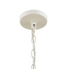 CRYSTORAMA 580-MT-GA Luna 1 Light Matte White & Antique Gold Sphere Mini Chandelier