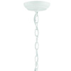 CRYSTORAMA 504-MT Broche 4 Light Matte White Chandelier