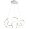 OXYGEN LIGHTING 3-60-6 CIRRO 22" CHANDELIER - WH