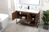 ELEGANT DECOR VF42048WB 48 inch  Single Bathroom Vanity in Walnut Brown