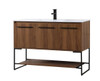 ELEGANT DECOR VF42048WB 48 inch  Single Bathroom Vanity in Walnut Brown