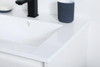 ELEGANT DECOR VF42024WH 24 inch  Single Bathroom Vanity in White