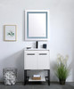 ELEGANT DECOR VF42024WH 24 inch  Single Bathroom Vanity in White