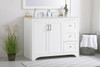 ELEGANT DECOR VF17042WH 42 inch Single Bathroom Vanity in White