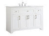 ELEGANT DECOR VF17048WH 48 inch Single Bathroom Vanity in White