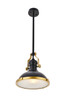 Living District LD5001D13BRB Eamon 1 Light matte black Pendant