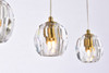 Elegant Lighting 3505D28G Eren 3 lights Gold pendant