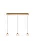 Elegant Lighting 3505D28G Eren 3 lights Gold pendant