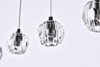 Elegant Lighting 3505D32BK Eren 5 lights Black pendant