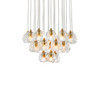 Elegant Lighting 3505G19G Eren 24 lights gold pendant