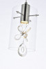 Elegant Lighting 5202D6C Hana 1 light Chrome Pendant