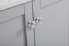 ELEGANT DECOR VF18042GR 42 inch Single Bathroom Vanity in Grey