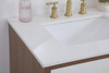 ELEGANT DECOR VF41030WH 30 inch bathroom vanity in White