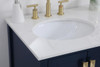 ELEGANT DECOR VF18832BL 32 inch Single Bathroom Vanity in Blue