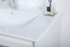 ELEGANT DECOR VF43030WH 30 inch  Single Bathroom Floating Vanity in White ELEGANT DECOR VF43030WH 30 inch  Single Bathroom Floating Vanity in White