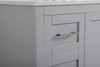 ELEGANT DECOR VF16048GR 48 inch Single Bathroom Vanity in Grey ELEGANT DECOR VF16048GR 48 inch Single Bathroom Vanity in Grey