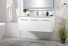 ELEGANT DECOR VF44048WH 48 inch  Single Bathroom Floating Vanity in White