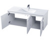 ELEGANT DECOR VF44048WH 48 inch  Single Bathroom Floating Vanity in White