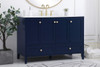 ELEGANT DECOR VF18048BL 48 inch Single Bathroom Vanity in Blue