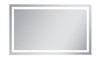 Elegant Decor MRE73660 Hardwired LED Mirror W36 x H60 Dimmable 5000K