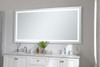 Elegant Decor MRE73672 Hardwired LED Mirror W36 x H72 Dimmable 5000K