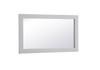 Elegant Decor VM21832GR Aqua rectangle vanity mirror 18 inch in Grey