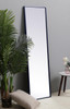 Elegant Decor MR4081BL Metal frame rectangle mirror 18x 60 inch in Blue