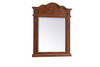 Elegant Decor VM32836BR Wood frame mirror 28 inch x 36 inch BR