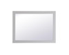 Elegant Decor VM22432GR Aqua rectangle vanity mirror 24 inch in Grey