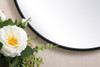 Elegant Decor MR4821BK Metal frame round mirror 21 inch in Black Elegant Decor MR4821BK Metal frame round mirror 21 inch in Black