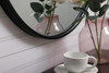 Elegant Decor MR4721BK Metal frame round mirror with decorative hook 21 inch in Black Elegant Decor MR4721BK Metal frame round mirror with decorative hook 21 inch in Black