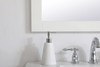 Elegant Decor VM22736WH Aqua rectangle vanity mirror 27 inch in White Elegant Decor VM22736WH Aqua rectangle vanity mirror 27 inch in White