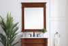 Elegant Decor VM13236TK Wood frame mirror 32 inch x 36 inch in Teak