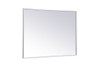 Elegant Decor MR43040WH Metal frame rectangle mirror 30 inch x 40 inch in White