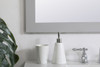 Elegant Decor VM23636GR Aqua square vanity mirror 36 inch in Grey