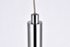 Elegant Lighting 5203D5C Ruelle 1 light Chrome Pendant