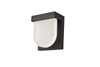 Living District LDOD4009BK Raine Integrated LED wall sconce in black